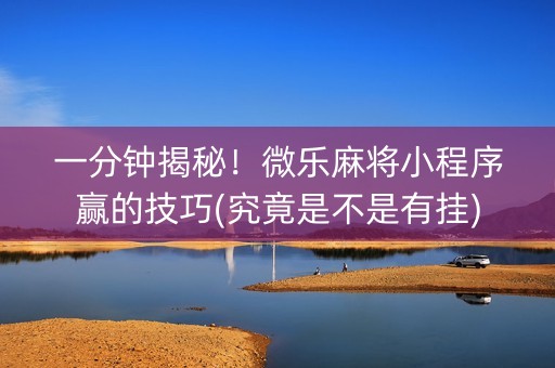 一分钟揭秘！微乐麻将小程序赢的技巧(究竟是不是有挂)