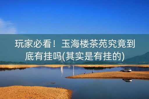 玩家必看！玉海楼茶苑究竟到底有挂吗(其实是有挂的)