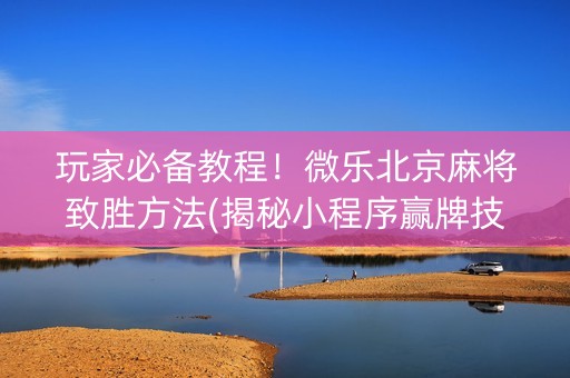 玩家必备教程！微乐北京麻将致胜方法(揭秘小程序赢牌技巧)