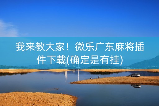 我来教大家！微乐广东麻将插件下载(确定是有挂)