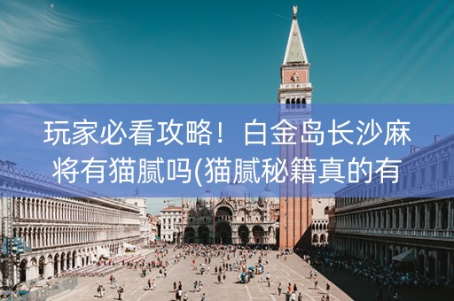 玩家必看攻略！白金岛长沙麻将有猫腻吗(猫腻秘籍真的有挂)