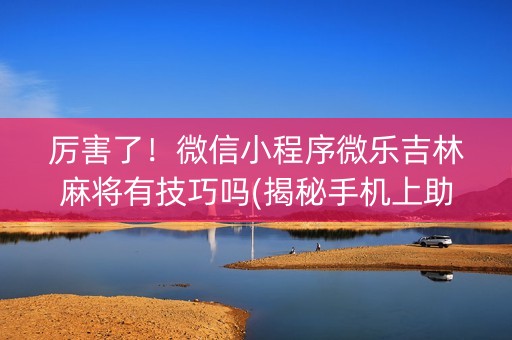厉害了！微信小程序微乐吉林麻将有技巧吗(揭秘手机上助赢神器)