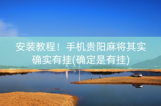 安装教程！手机贵阳麻将其实确实有挂(确定是有挂)