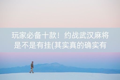 玩家必备十款！约战武汉麻将是不是有挂(其实真的确实有挂)