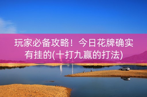 玩家必备攻略！今日花牌确实有挂的(十打九赢的打法)