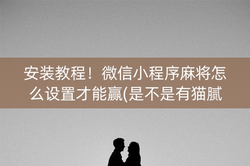 安装教程！微信小程序麻将怎么设置才能赢(是不是有猫腻)