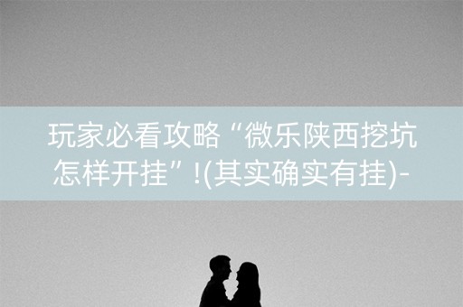 玩家必看攻略“微乐陕西挖坑怎样开挂”!(其实确实有挂)-知乎