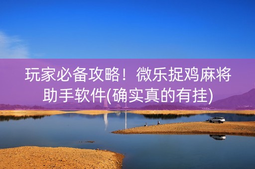 玩家必备攻略！微乐捉鸡麻将助手软件(确实真的有挂)
