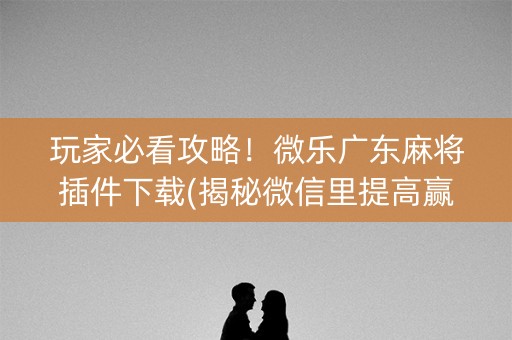 玩家必看攻略！微乐广东麻将插件下载(揭秘微信里提高赢的概率)