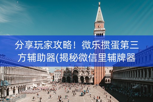 分享玩家攻略！微乐掼蛋第三方辅助器(揭秘微信里辅牌器)