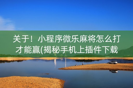 关于！小程序微乐麻将怎么打才能赢(揭秘手机上插件下载)