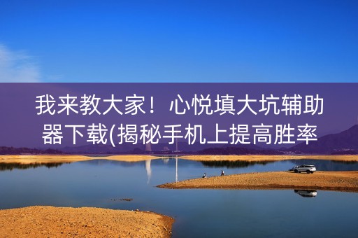 我来教大家！心悦填大坑辅助器下载(揭秘手机上提高胜率)