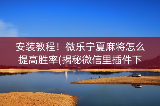 安装教程！微乐宁夏麻将怎么提高胜率(揭秘微信里插件下载)