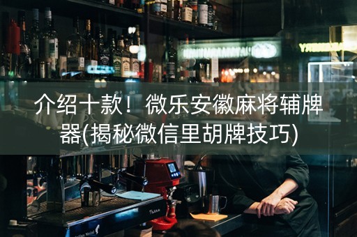 介绍十款！微乐安徽麻将辅牌器(揭秘微信里胡牌技巧)