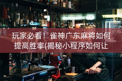 玩家必看！雀神广东麻将如何提高胜率(揭秘小程序如何让牌变好)