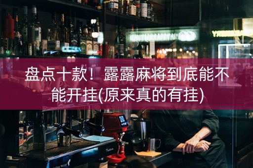 盘点十款！露露麻将到底能不能开挂(原来真的有挂)