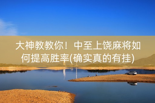 大神教教你！中至上饶麻将如何提高胜率(确实真的有挂)