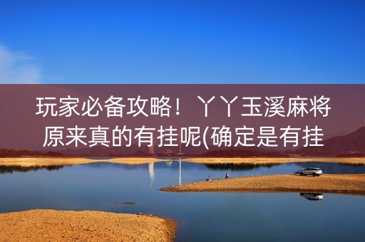玩家必备攻略！丫丫玉溪麻将原来真的有挂呢(确定是有挂)