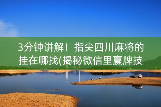 3分钟讲解！指尖四川麻将的挂在哪找(揭秘微信里赢牌技巧)