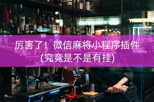 厉害了！微信麻将小程序插件(究竟是不是有挂)
