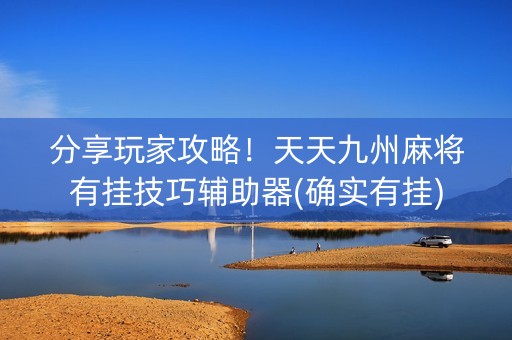 分享玩家攻略！天天九州麻将有挂技巧辅助器(确实有挂)