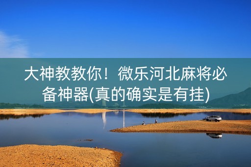 大神教教你！微乐河北麻将必备神器(真的确实是有挂)