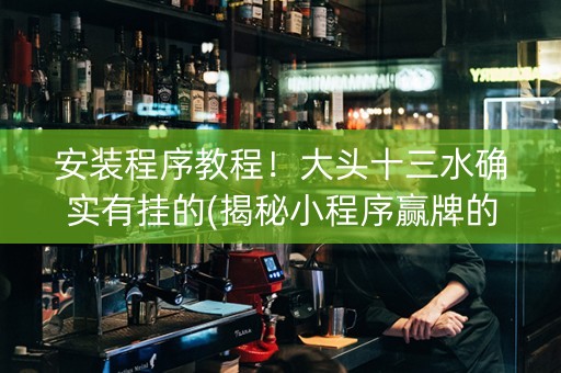 安装程序教程！大头十三水确实有挂的(揭秘小程序赢牌的技巧)