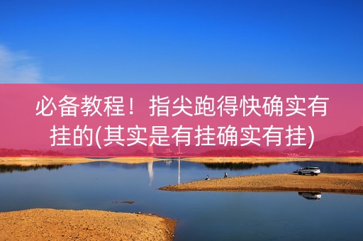 必备教程！指尖跑得快确实有挂的(其实是有挂确实有挂)