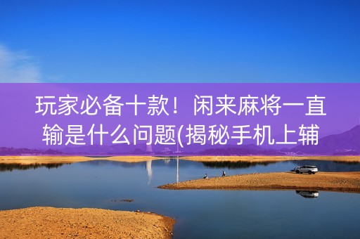 玩家必备十款！闲来麻将一直输是什么问题(揭秘手机上辅牌器)