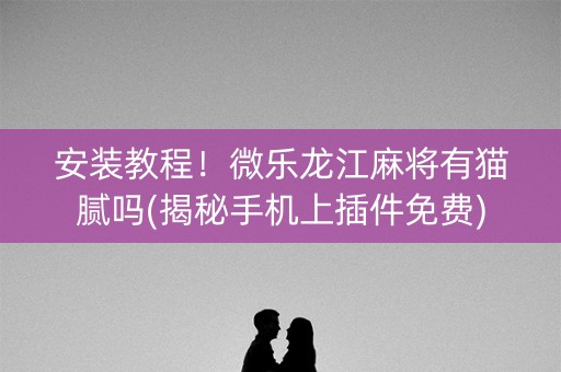 安装教程！微乐龙江麻将有猫腻吗(揭秘手机上插件免费)