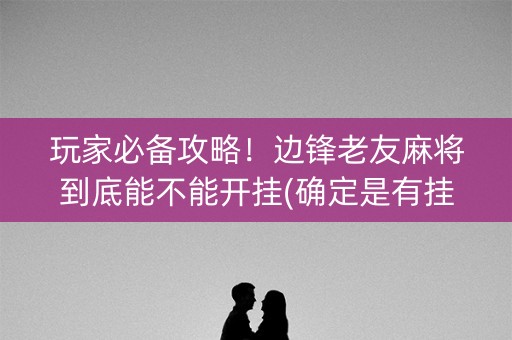 玩家必备攻略！边锋老友麻将到底能不能开挂(确定是有挂)