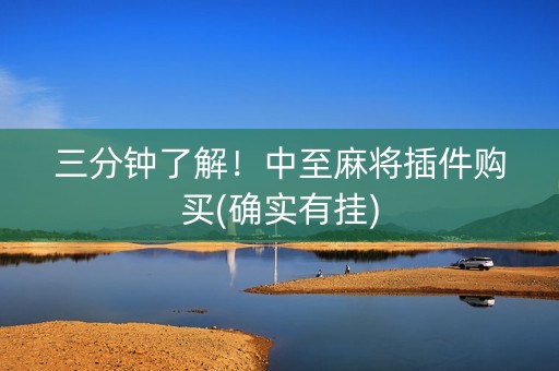 三分钟了解！中至麻将插件购买(确实有挂)