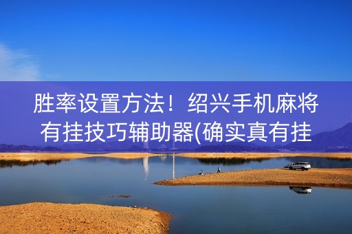 胜率设置方法！绍兴手机麻将有挂技巧辅助器(确实真有挂)