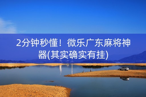 2分钟秒懂！微乐广东麻将神器(其实确实有挂)