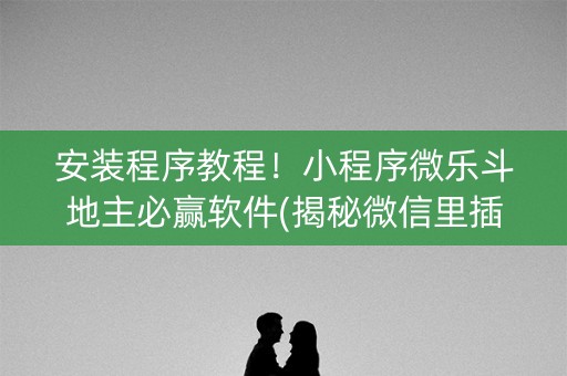 安装程序教程！小程序微乐斗地主必赢软件(揭秘微信里插件免费)