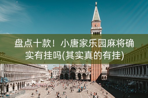 盘点十款！小唐家乐园麻将确实有挂吗(其实真的有挂)