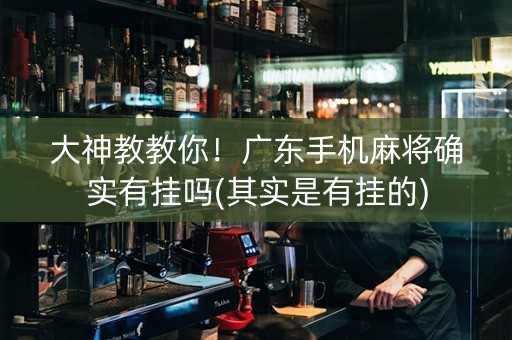 大神教教你！广东手机麻将确实有挂吗(其实是有挂的)