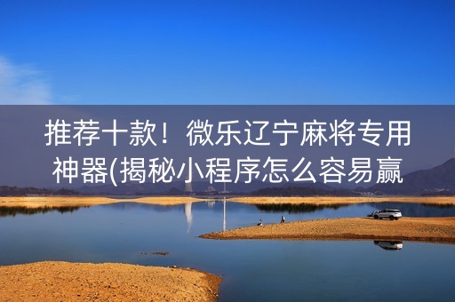 推荐十款！微乐辽宁麻将专用神器(揭秘小程序怎么容易赢)