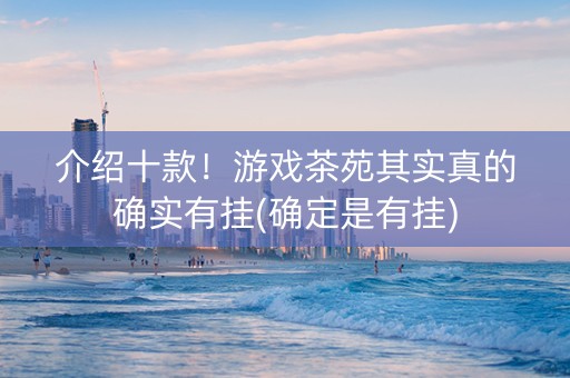介绍十款！游戏茶苑其实真的确实有挂(确定是有挂)