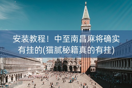 安装教程！中至南昌麻将确实有挂的(猫腻秘籍真的有挂)