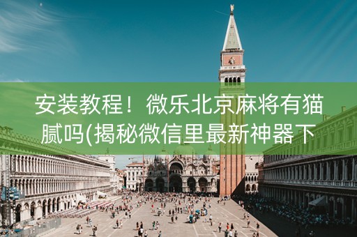安装教程！微乐北京麻将有猫腻吗(揭秘微信里最新神器下载)