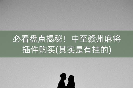 必看盘点揭秘！中至赣州麻将插件购买(其实是有挂的)