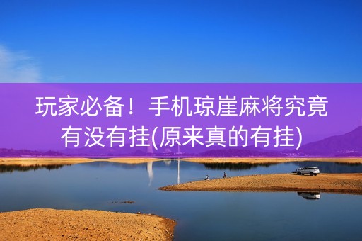 玩家必备！手机琼崖麻将究竟有没有挂(原来真的有挂)