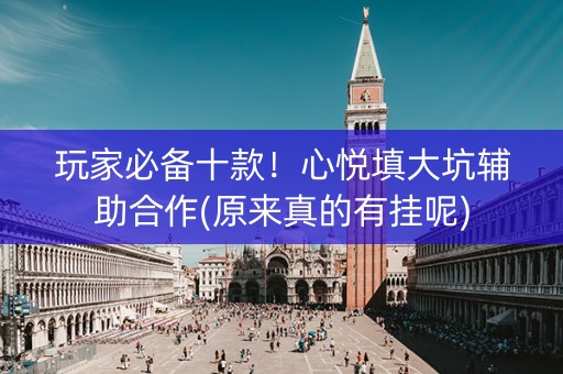 玩家必备十款！心悦填大坑辅助合作(原来真的有挂呢)