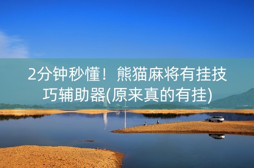 2分钟秒懂！熊猫麻将有挂技巧辅助器(原来真的有挂)