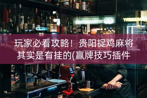 玩家必看攻略！贵阳捉鸡麻将其实是有挂的(赢牌技巧插件安装)