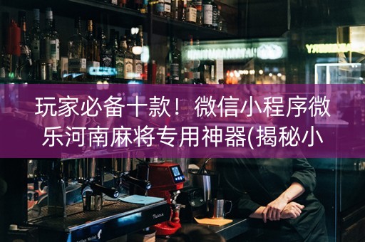 玩家必备十款！微信小程序微乐河南麻将专用神器(揭秘小程序助赢神器购买)