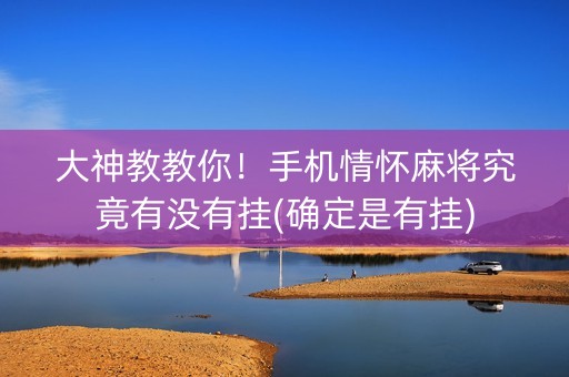 大神教教你！手机情怀麻将究竟有没有挂(确定是有挂)