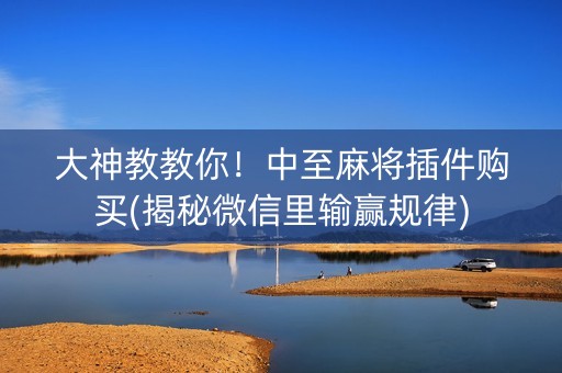 大神教教你！中至麻将插件购买(揭秘微信里输赢规律)