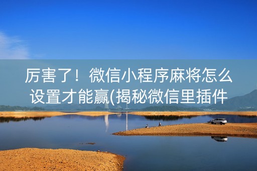 厉害了！微信小程序麻将怎么设置才能赢(揭秘微信里插件下载)